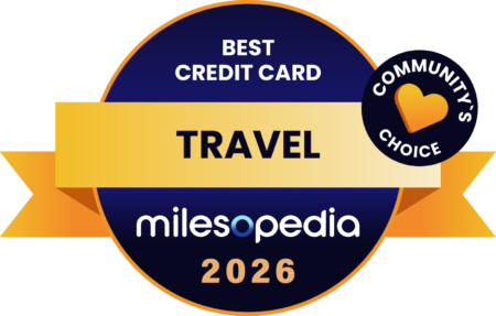2026 Awards Best Community Travel Credit Card