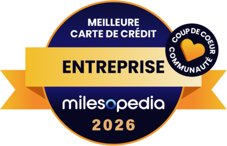 Palmares2026 Meilleure carte de crédit Entreprise Communauté